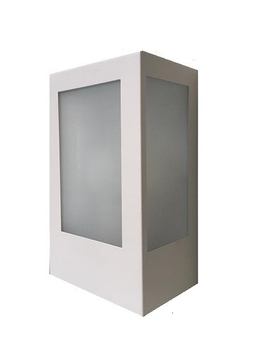 Arandela enerlux branca retangular 1xe27