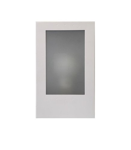 Arandela enerlux branca retangular 1xe27