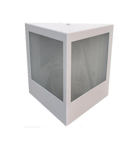 Arandela enerlux triangulo grande 1xe27 branca