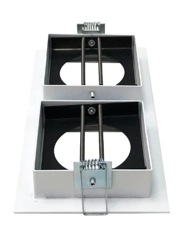 Embutido goli ar70 quadrado recuado duplo branco preto