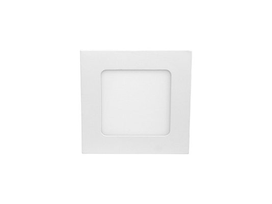 Embutido led 6w taschibra aluminio quadrado 3000k