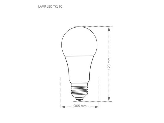 Lampada led 15w 6500k branca taschibra