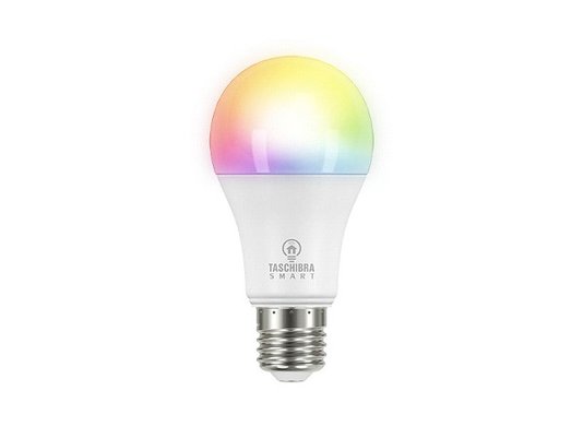 Smart lampada led wifi a60 10w rgb taschibra