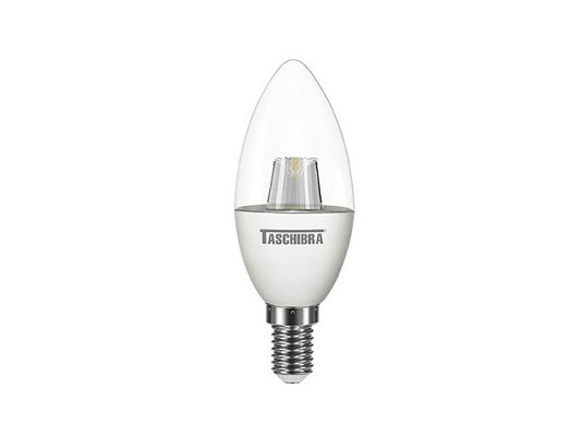 Lampada led vela e14 3w 6500k branca taschibra