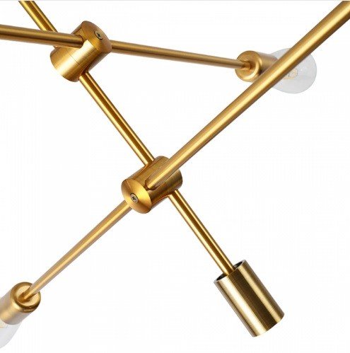 Pendente mbled atomus dourado 6xe27