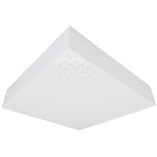 Plafon illumine 20x20cm calista strass 2xe27 branco