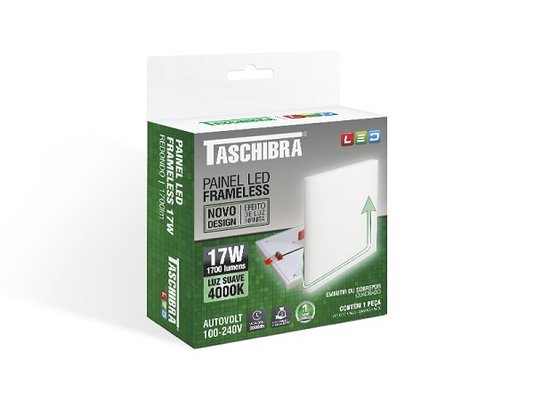 Plafon frameless taschibra 17w 4000k neutra 1700lm