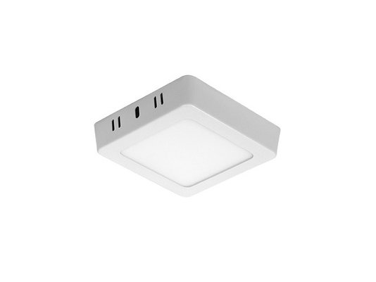 Plafon led 6w taschibra aluminio quad 6500k 360lm