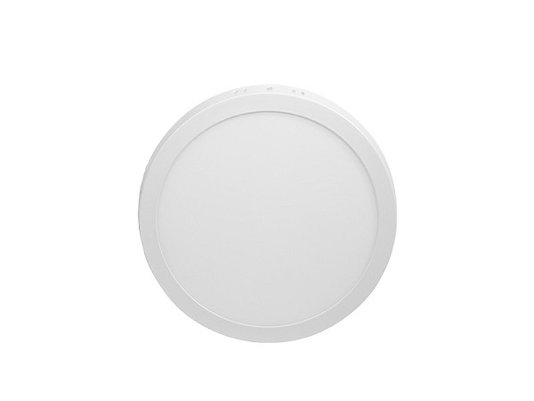 Plafon led 12w taschibra aluminio redondo 6500k 720lm