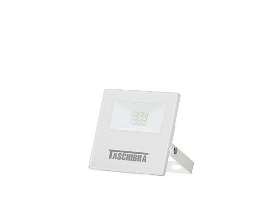 Refletor led branco 10w 3000k amarela taschibra