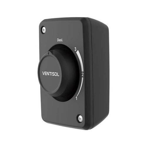 Ventilador parede 60cm 200w preto bivolt ventisol
