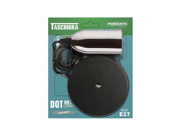 Pendente taschibra dot metal vintage cromado