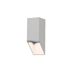 Arandela incolustre vertical 1xgu10 aluminio branca