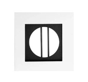 Embutido goli ar70 quadrado recuado branco preto