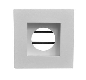 Embutido goli mini dicroica quadrado recuado branco