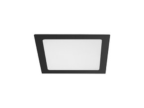 Embutido led preto 18w quadrado 6500k taschibra 1260lm
