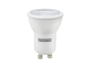 Lampada led mini dicroica taschibra 3,5w 2700k amarela