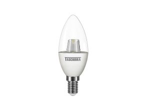 Lampada led vela e14 3w 2700k amarela taschibra