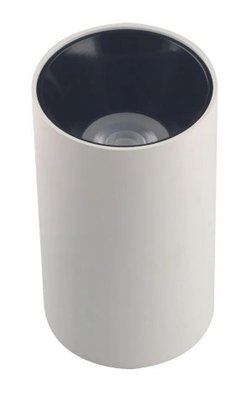 Plafon bronzearte tubo redondo 1xgu10 branco