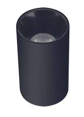 Plafon bronzearte tubo redondo 1xgu10 preto