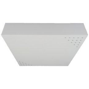 Plafon illumine 20x20cm calista strass 2xe27 branco