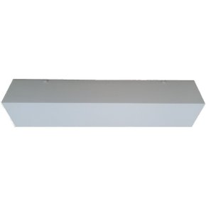 Plafon illumine 45x9cm acrilico 2xe27 branco