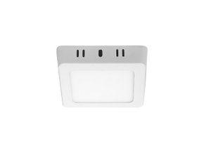 Plafon led 6w taschibra aluminio quad 3000k 360lm