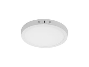 Plafon led 18w taschibra aluminio redondo 3000k 1260lm