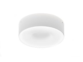 Plafon taschibra donuts 38cm 4xe27 branco