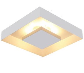 Plafon usina rebatedor 45,5cm 4xe27 branco