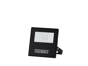 Refletor led preto 10w 6500k branca taschibra