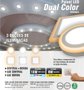 Plafon led dual color redondo branco 18w taschibra