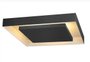 Plafon montare eclipse 35x35cm 2xe27 preto e branco
